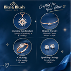 Rosé Soleil – Rose Gold Crystal Jewellery Set