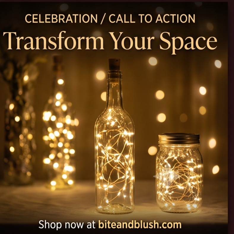 GlowNest – Warm White Bottle Fairy Lights (Set of 3)