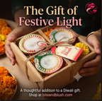 Diwali Decor Handpainted Clay Diya (Set Of 5)