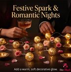 BlushGlow – Moroccan Warm White LED String Lights (5M)