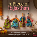 Rajasthani Rangilo Kathputli (Set of 4)