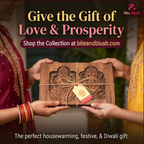 Laxmi Ganesh Wooden Planters - Set of 1