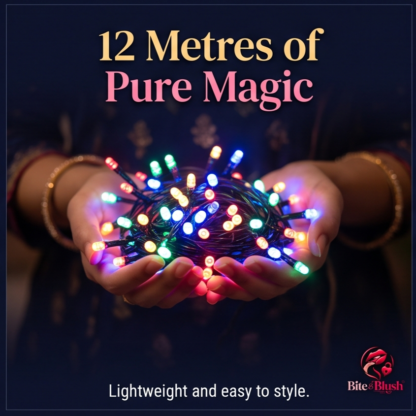 Assorted 12 Mtrs Rice LED String Light