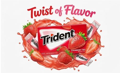 Trident Strawberry Twist Sugar-Free Gum